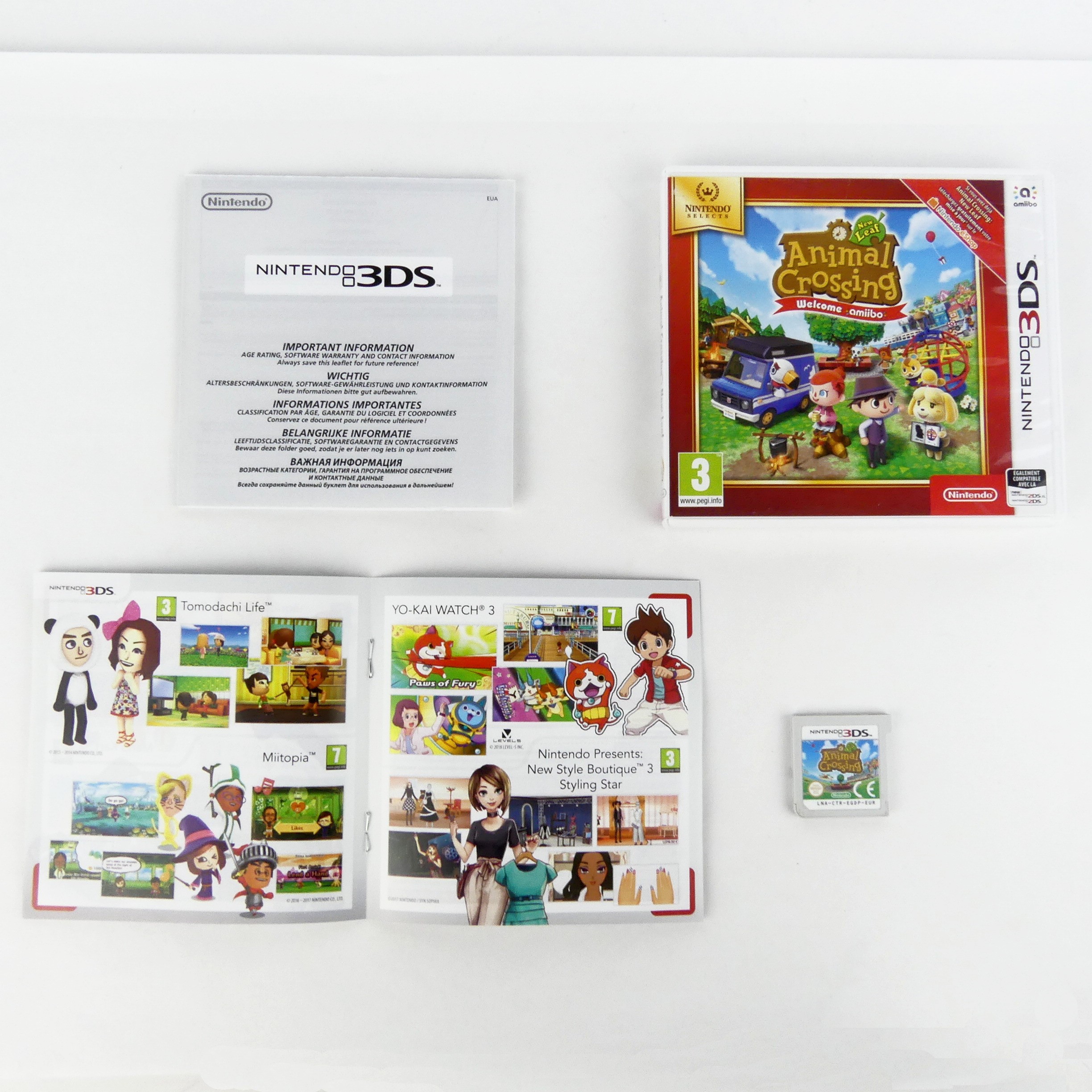 Voir photo 3 de Jeu Nintendo 3DS Animal Crossing New Leaf Welcome Amiibo Jeu Nintendo 3DS Animal Crossing New Leaf Welcome Amiibo Bon état - Vue 3 -
